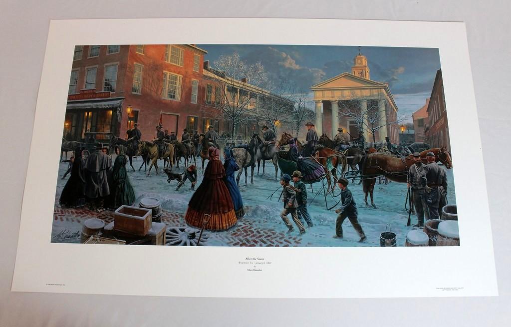 Mort Kunstler 1998 "After the Snow"