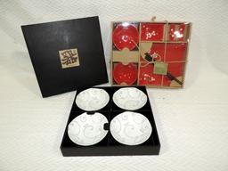 New In Boxes Japanese Rice Bowl Set & Cherry Blossom Dinner Set