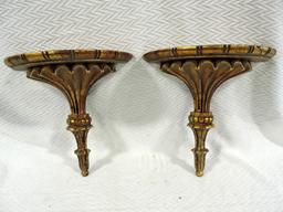 Pair Of Classical Wall Shelves