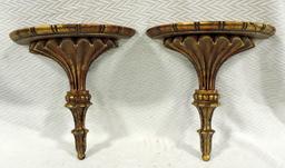 Pair Of Classical Wall Shelves