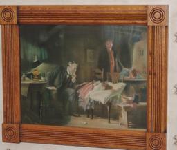 Oak Framed Color Print The Doctor