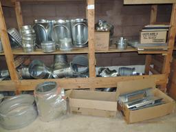 Large Lot of  Sheet Metal Duck Fittings