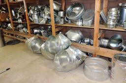 Large Lot of  Sheet Metal Duck Fittings