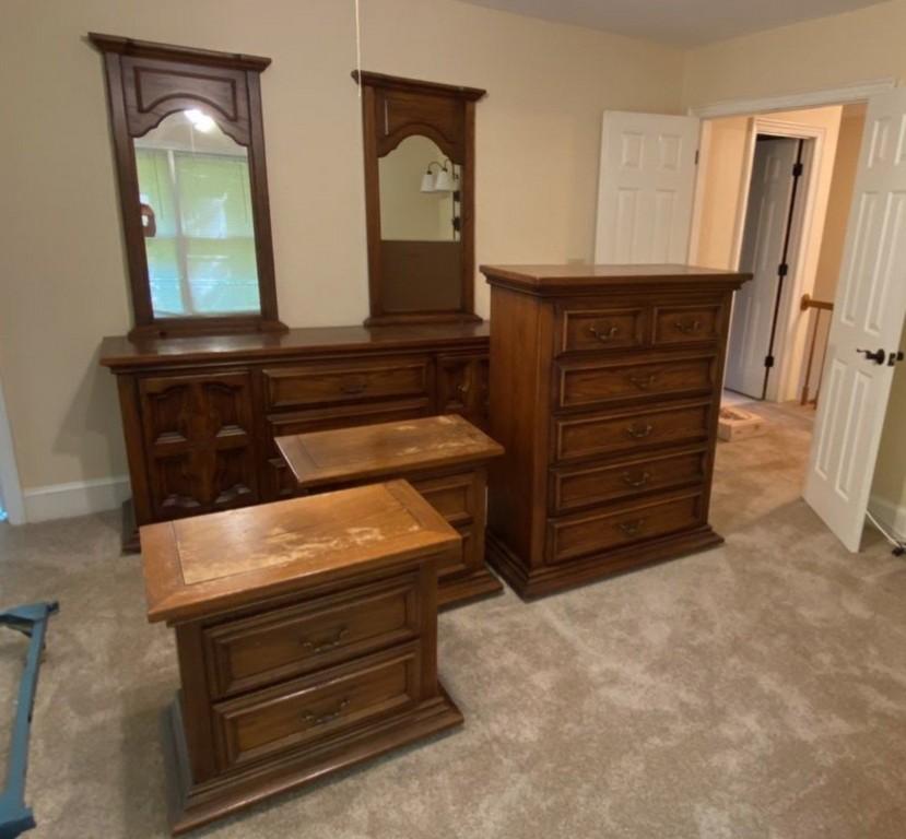 Five-Piece Pecan Link Taylor Bedroom Suite