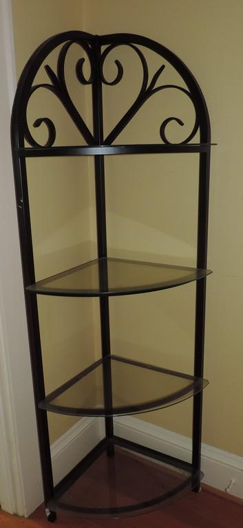 Metal Corner Shelf Unit