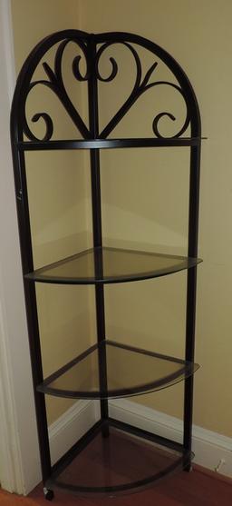 Metal Corner Shelf Unit