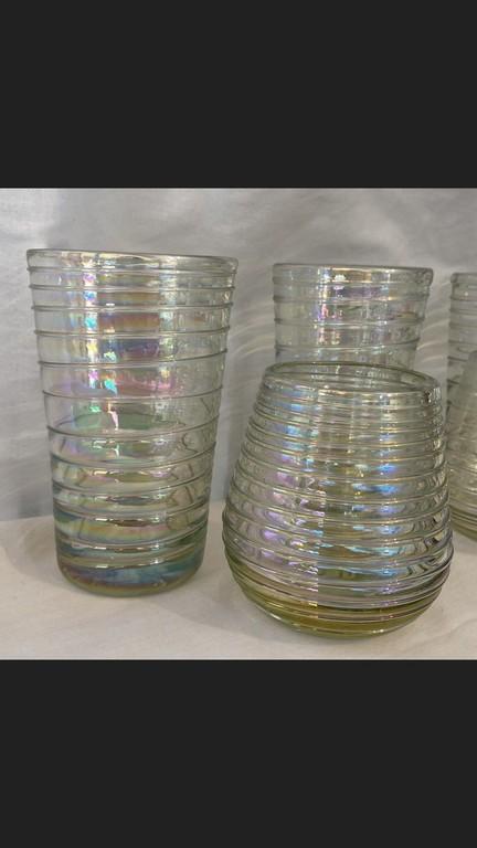 Iridescent Glass Set