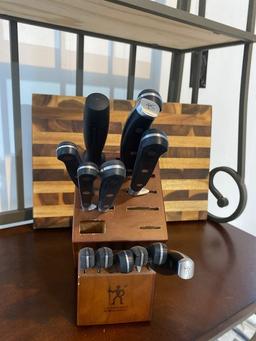 JA Henckels Knife Set with Block