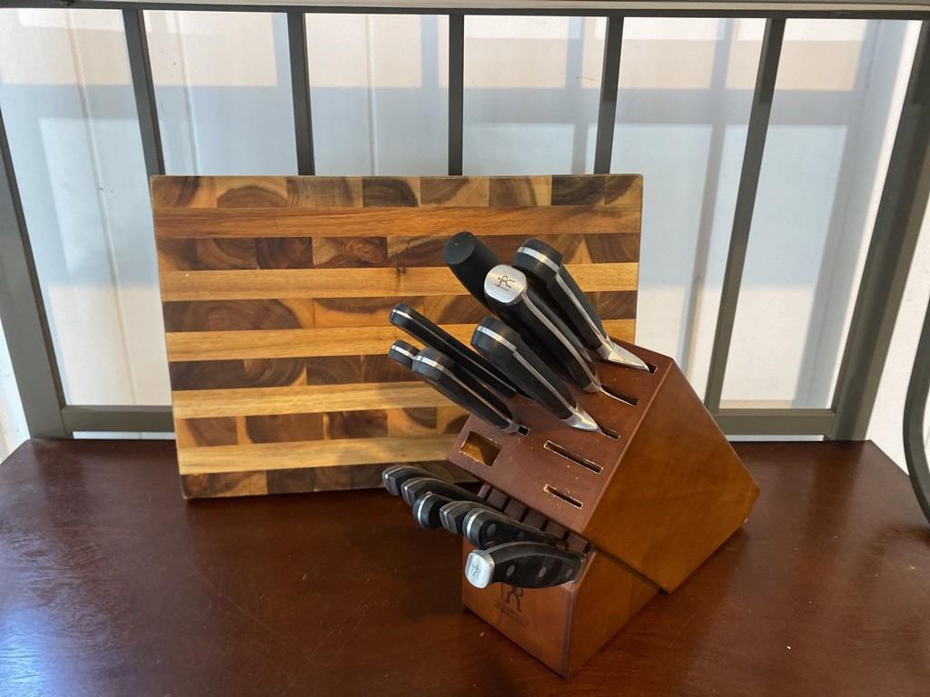 JA Henckels Knife Set with Block