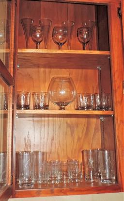 Cabinet of Crystal Barware