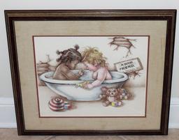 Robert Hall A Good Friend Print