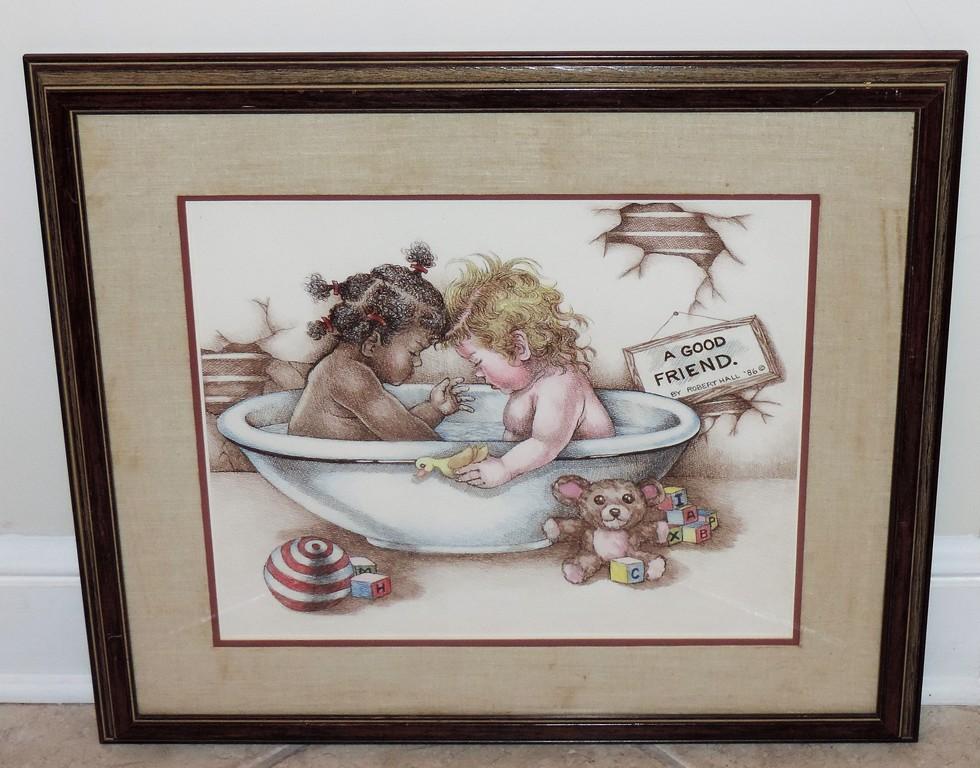 Robert Hall A Good Friend Print