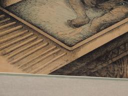Listed African American Artist Robert Hall Sampson Co, N. C. Pen and Ink Drawing