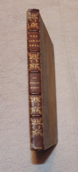 Signed Elbert Hubbard of Roycrofters Book "The Law Of Love"