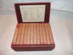 Shakespeare's Complete Works Pembroke Edition In Original Burgundy Cloth Slipcase