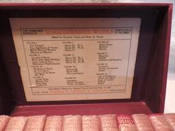 Shakespeare's Complete Works Pembroke Edition In Original Burgundy Cloth Slipcase