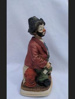 Melody In Motion Music Box Porcelain Clown