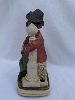 Melody In Motion Music Box Porcelain Clown