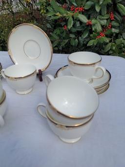 Wedgewood Teacups and Saucers