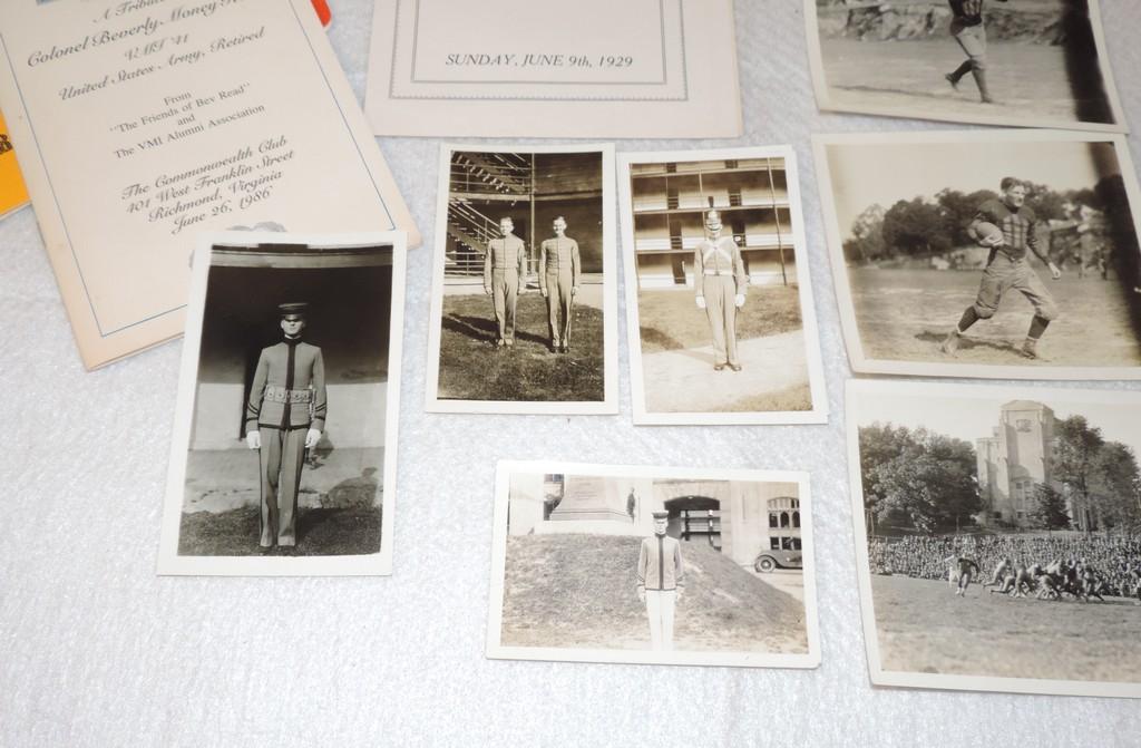 Original VMI Photographs, 1929 Commencement Program & More