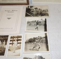 Original VMI Photographs, 1929 Commencement Program & More