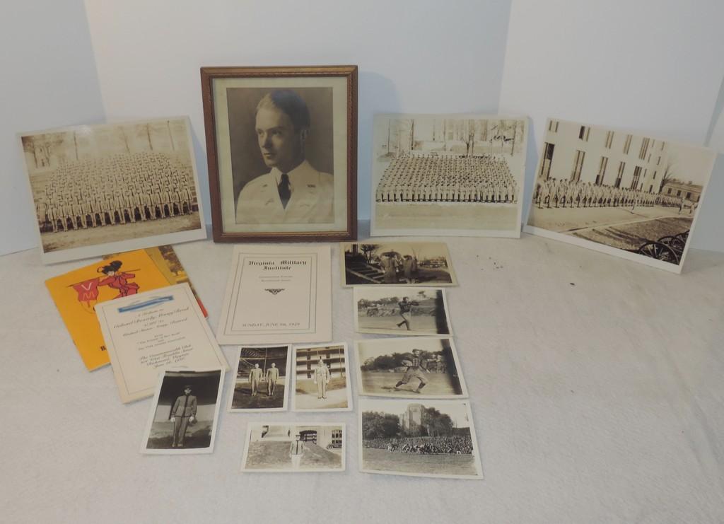 Original VMI Photographs, 1929 Commencement Program & More