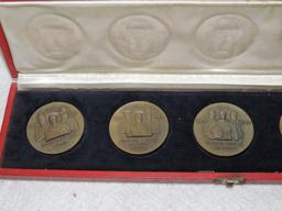Defenders Of American Freedom 5 Bronze Medal Set Branches Of The Military