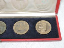 Defenders Of American Freedom 5 Bronze Medal Set Branches Of The Military
