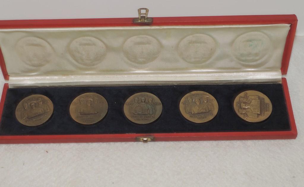 Defenders Of American Freedom 5 Bronze Medal Set Branches Of The Military