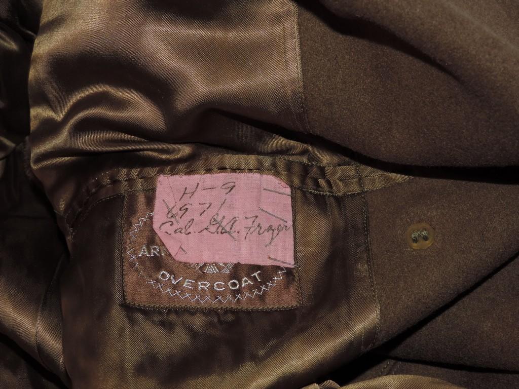 WW 2 Coat Of Major George Preston Frazer