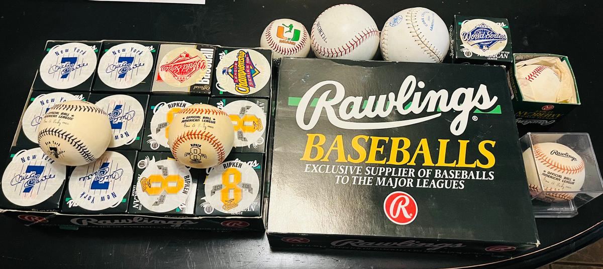 Collection of Commerative Baseballs