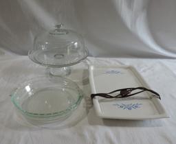 Tray Lot of Glassware