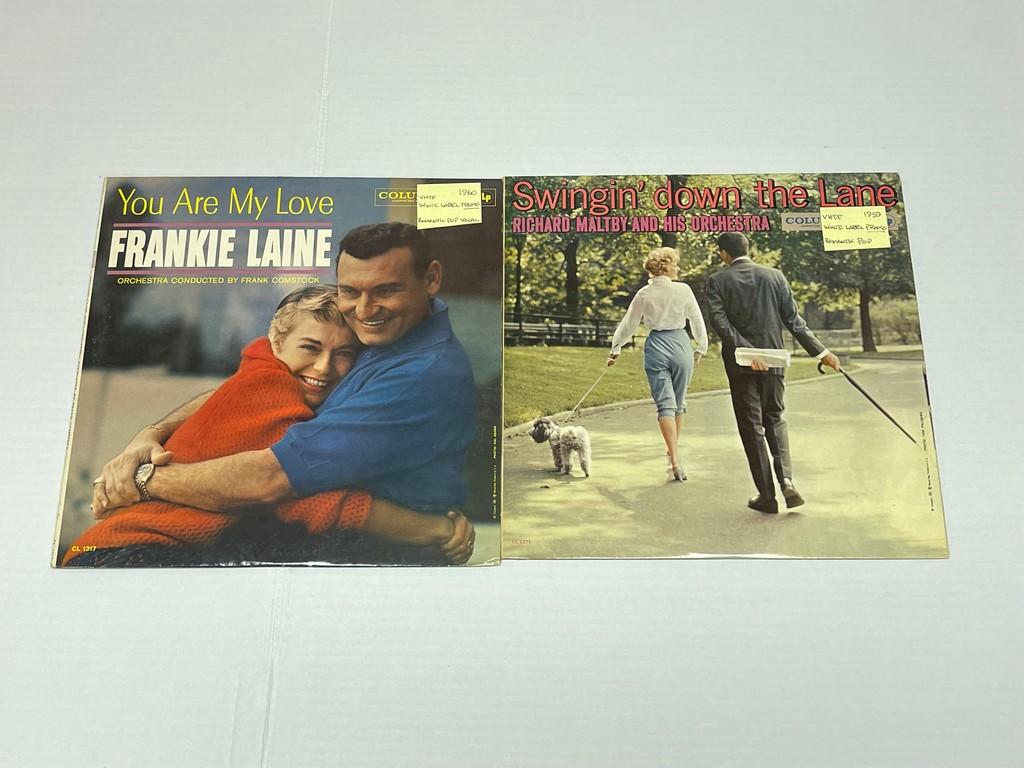 Lot of Eight UNPLAYED Pop Radio Station PROMO LP's. *From a Former Radio Station Owner's Collection