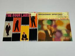 Lot of Eight UNPLAYED Pop Radio Station PROMO LP's. *From a Former Radio Station Owner's Collection