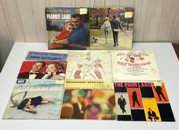 Lot of Eight UNPLAYED Pop Radio Station PROMO LP's. *From a Former Radio Station Owner's Collection