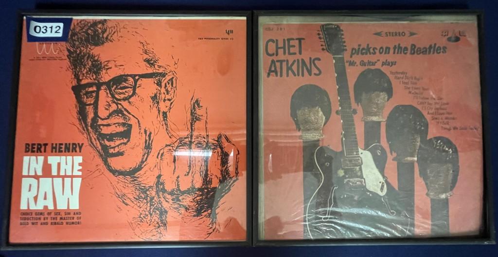Lot of FRAMED LP's