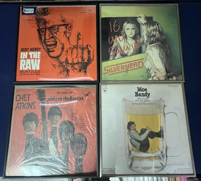 Lot of FRAMED LP's