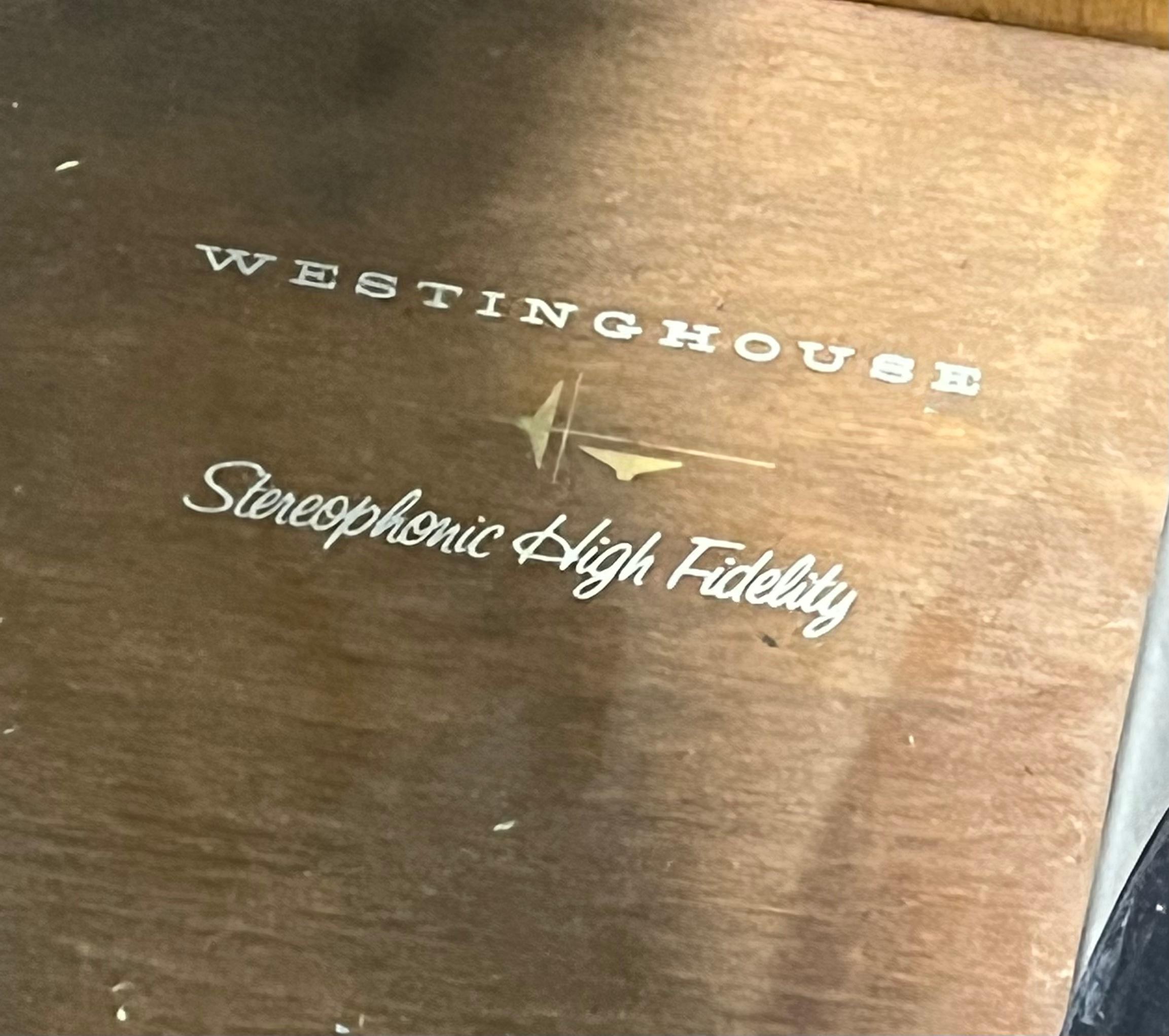 Mid CenturyWestinghouse High Fidelity Turntable