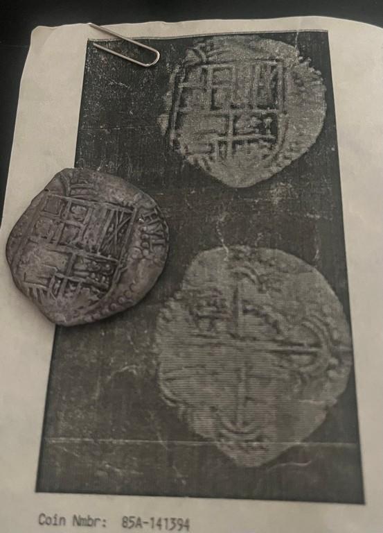 Original Shipwreck Coin from The Nuestra Senora De Atocha with Certificate