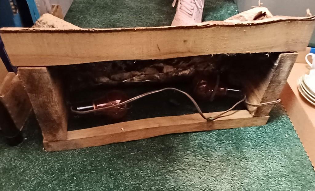 Electric Fireplace Log Display