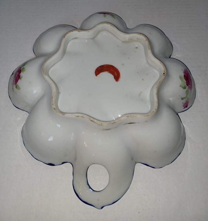 Lot of Two Highly Decorated Porcelain Pieces