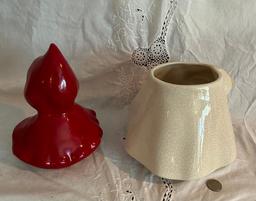 McCoy Crackled Glaze Little Red Riding Hood Cookie Jar