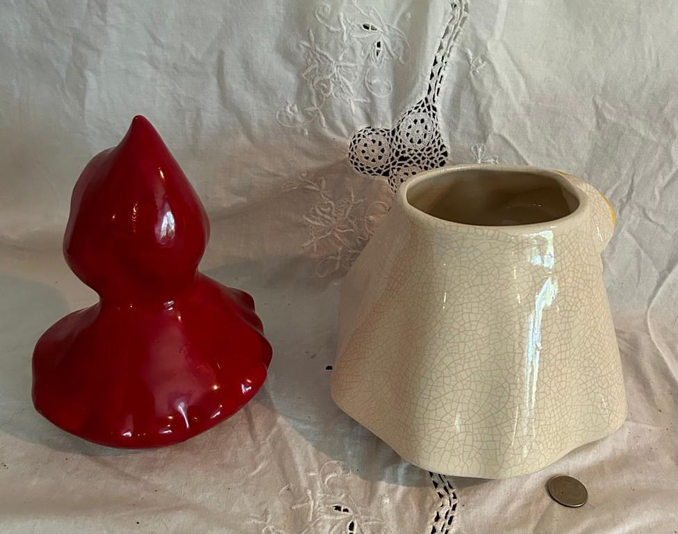 McCoy Crackled Glaze Little Red Riding Hood Cookie Jar