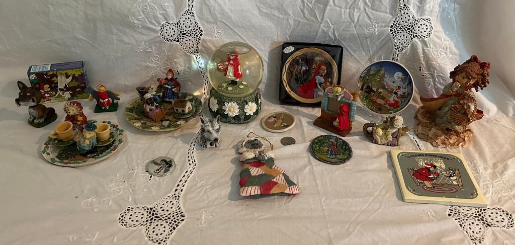 Lot of Little Red Riding Hood Memorabilia