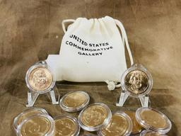 $28.00 Face Value $1 Presidential Coins