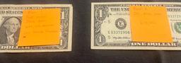 Lot Of 5 Collectible Low Mintage Star $1.00 Notes