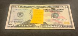 Series 2017 a $50 Star Note