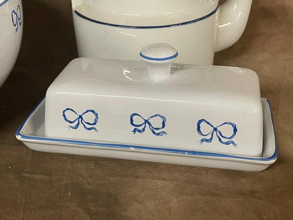 ZRike Ruban Blue Kitchenware And Dansk Bistro Teapot