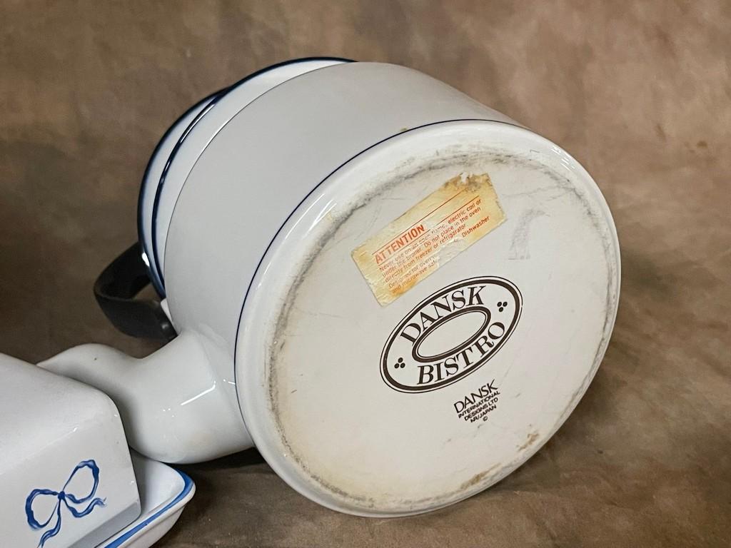 ZRike Ruban Blue Kitchenware And Dansk Bistro Teapot