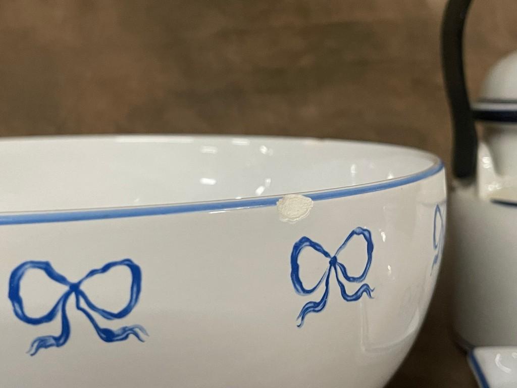 ZRike Ruban Blue Kitchenware And Dansk Bistro Teapot